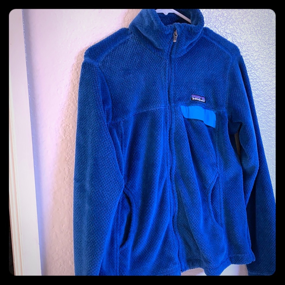 Patagonia Women’s Electric Blue Fleece Jacket